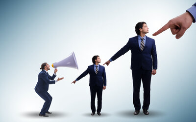 Menschen mit unterschiedlicher Gestik