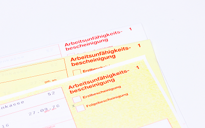 Arbeitsunfähigkeitsbescheinigung