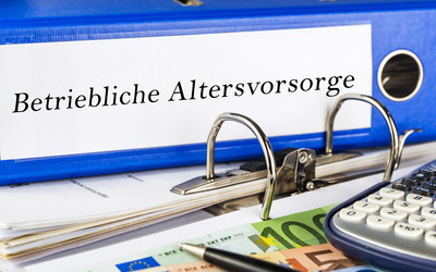 Aktenordner mit Beschriftung