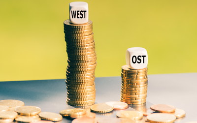 Ost-West-Gehaltsunterschiede