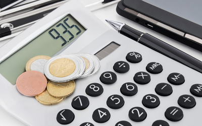 9,35 EUR auf einem Taschenrechner