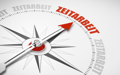 Kompass, Nadel zeigt auf