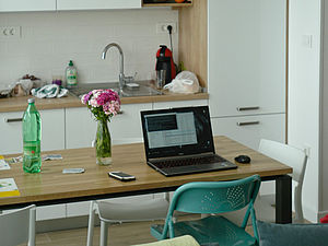 Hybrides Arbeitszimmer: Auch nach der Corona-Krise dürfte das mobile Arbeiten zur