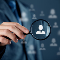 Personalauswahl Lupe anschauen