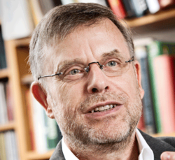 Professor Dr. Gunter Dueckist Mathematiker, ehemaliger IBM Master Inventor und Autor satirisch-philosophischer Sachbücher. / Foto: Michael Herdlein