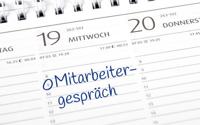 Kalender mit Eintrag 