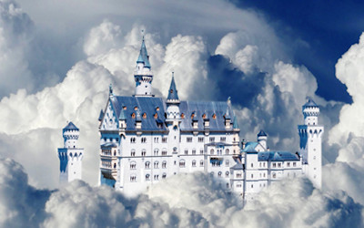 Ein Schloss in den Wolken