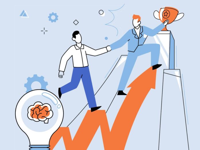 Holpriger Aufstieg: Bei der Fachkräftekarriere hakt es oft. (Illustration: Dmytro - stock.adobe.com)