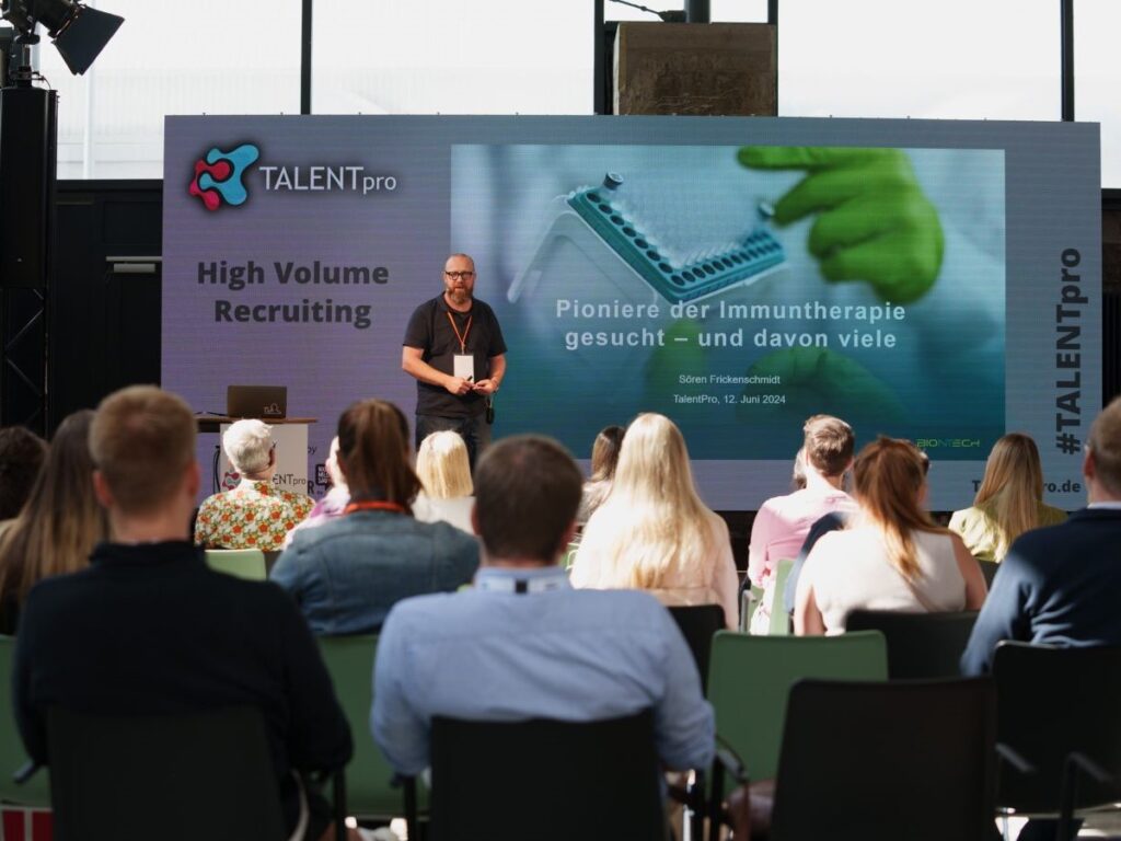Die neuen Konferenztracks zu Public Sector und High Volume Recruiting erreichten nach Veranstalterangaben 250 Menschen. (Foto: TALENTpro)