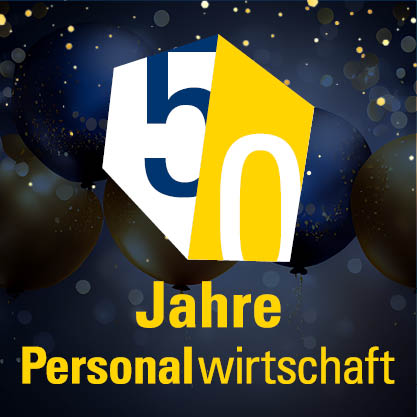 Die Personalwirtschaft wird in diesem Jahr 50 Jahre alt. (Foto: stock.adobe.com/Personalwirtschaft)