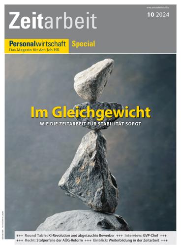 Personalwirtschaft Sonderheft Zeitarbeit (Oktober 2024)-cover