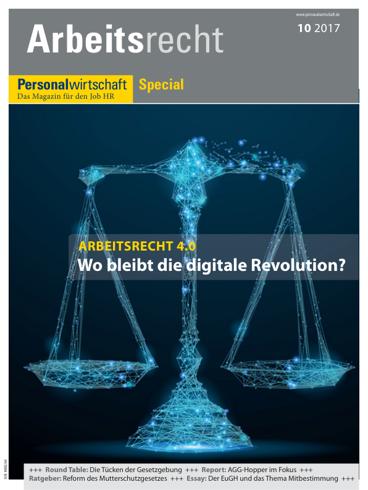 Sonderheft Arbeitsrecht 2017-cover