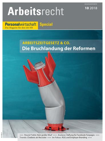 Sonderheft Arbeitsrecht 2018-cover