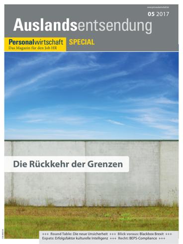 Sonderheft Auslandsentsendung 2017-cover