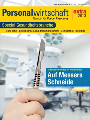 Sonderheft Gesundheitsbranche 2013-cover