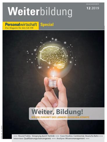 Sonderheft Weiterbildung 2019-cover