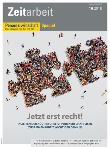 Sonderheft Zeitarbeit 2018-cover