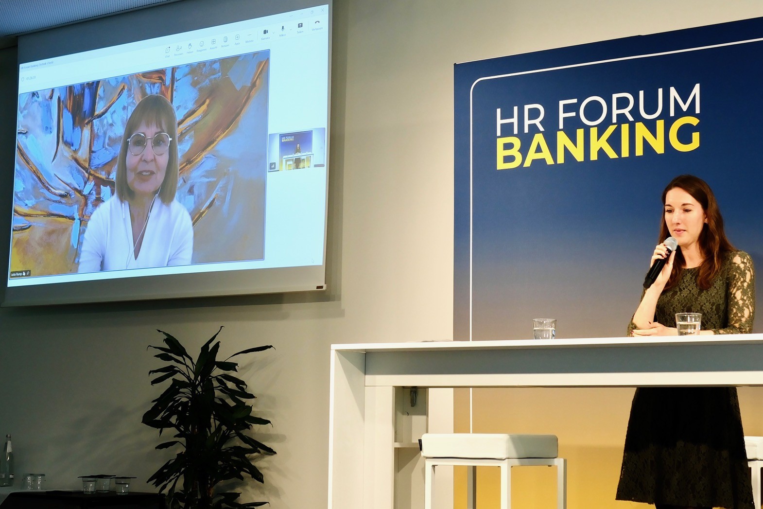 Prof. Dr. Jutta Rump , Managing Director am Institut für Beschäftigung & Employability, liefert konkrete Zahlen. (Foto: Dirk Beichert)